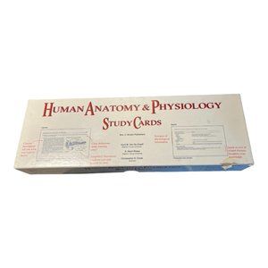 Study Cards HUMAN ANATOMY 300 3x5" Illustrated Flash Cards Medical Dental